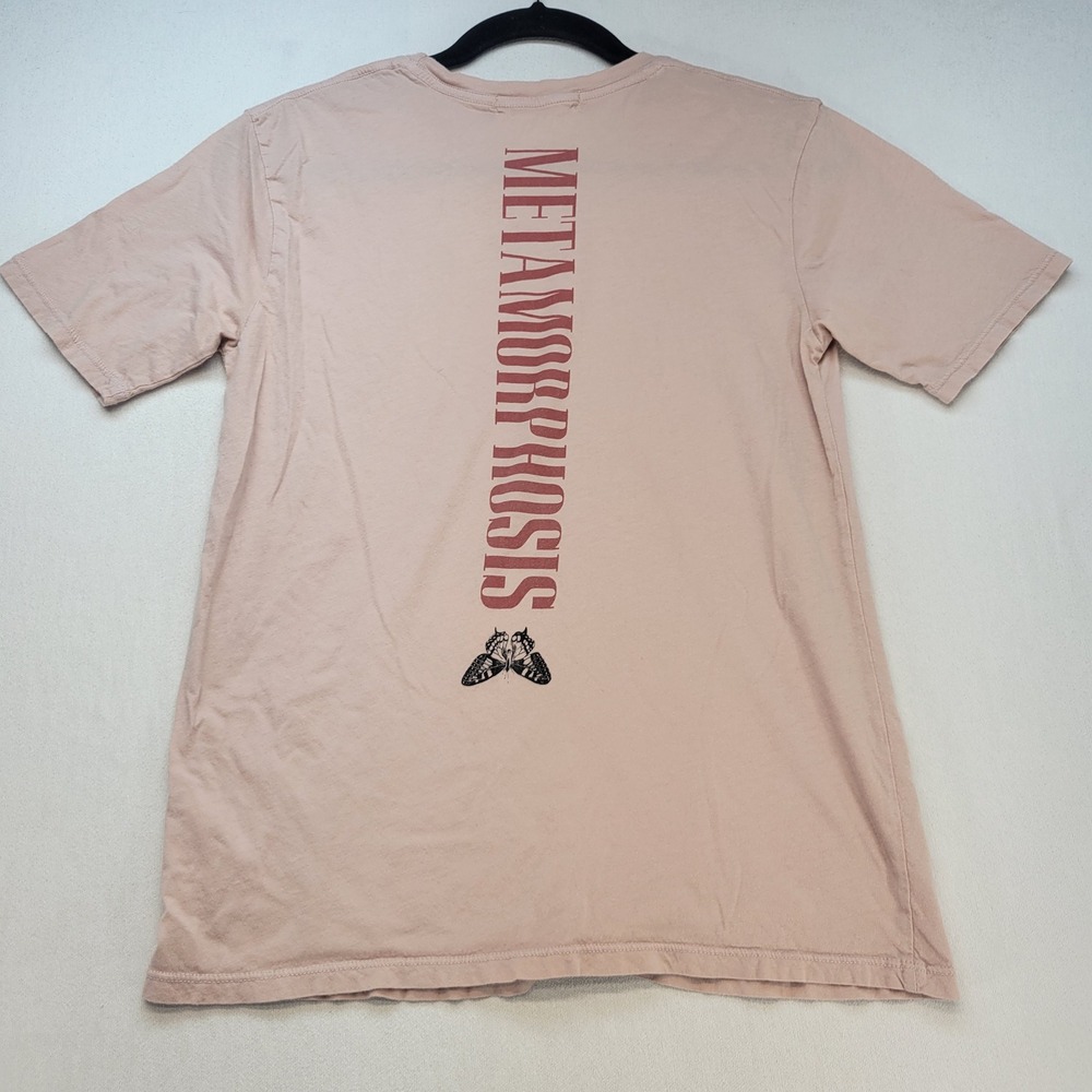 Project Social T T-Shirt Womens XS Pink Metamorphosis Urban Outfitters Butterfly
